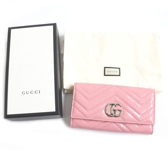 Gucci GG Marmont Python Leather Wallet - Picture 2 of 3
